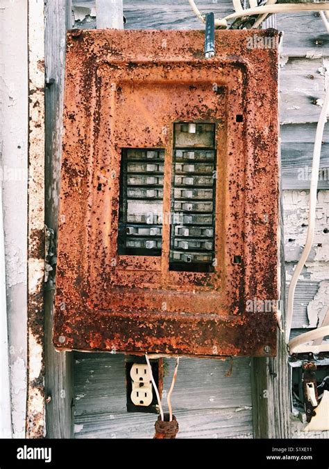 1970 electrical box|old style breaker box.